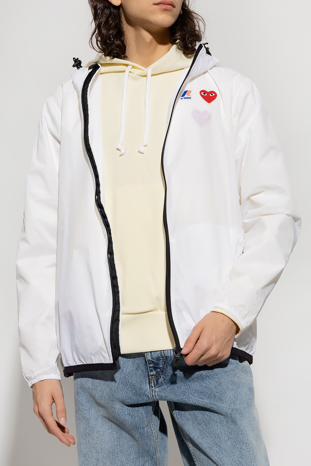 Comme des sale garcons white jacket